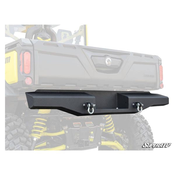 SuperATV SATV RR WINCH BUMP W/WINCH CAN (RB-CA-DEF-002-WN-35) - Driven Powersports