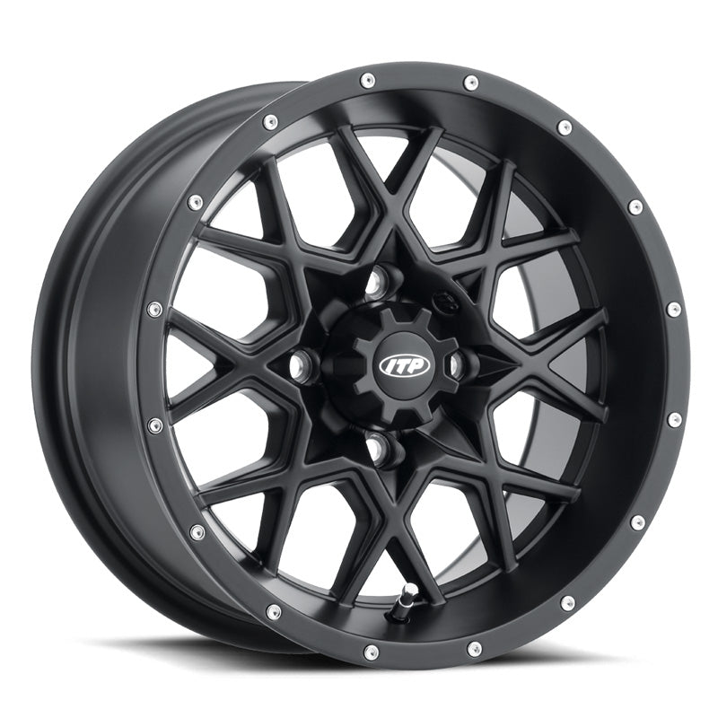 ITP HURRICANE 12XL7 4/110 5+2 BLACK Black - Driven Powersports