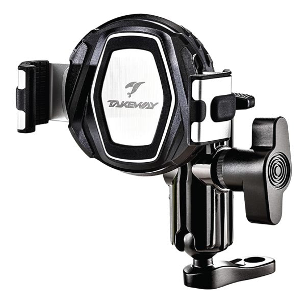 Takeway Phone Holder - Standard Mirror Base Anti-Vibration Pro Version (LA1-PH08) - Driven Powersports