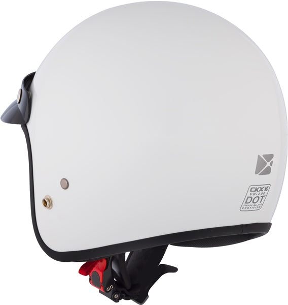 CKX VG200 Open-Face Helmet Solid White 2XS - Driven Powersports