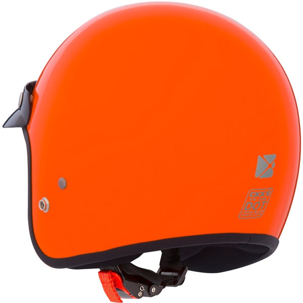 CKX VG200 Open-Face Helmet Solid Orange 2XS - Driven Powersports