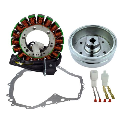 RMS Kit Improved Flywheel + Stator + Crankcase Cover Gasket