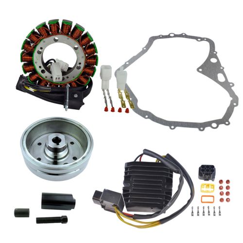 RMS Kit Improved Flywheel + Puller + Stator + Mosfet Regulator + Gasket (Suzuki)