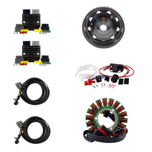 RMS 900W Splyt Supercharged Stator + Regulator + Dual Battery Isolator + Flywheel (Polaris)