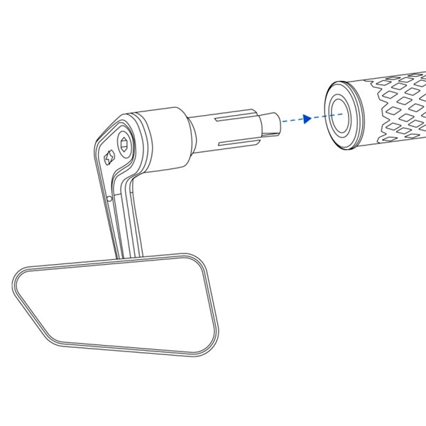Oxford Horizon Bar End Mirror Mirror - Driven Powersports