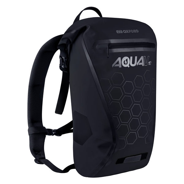 Oxford Aqua V12 Backpack Black - Driven Powersports