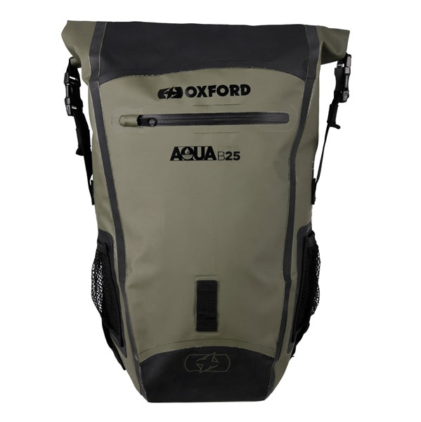 Oxford Aqua B 25 Backpack Khaki/Black - Driven Powersports