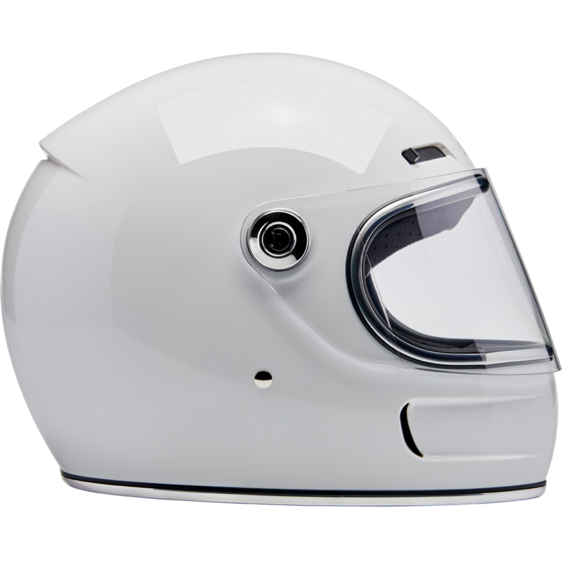 BILTWELL HELMET GRINGO SV Gloss White Right Side - Driven Powersports