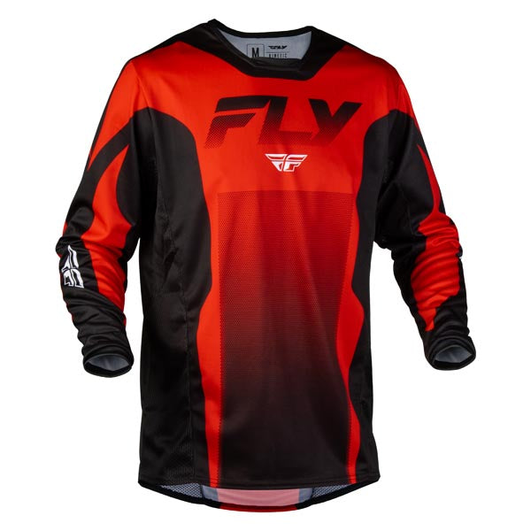 Fly Racing Kinetic Fade Jersey Black/Red/White 2XL Men's - Driven Powersports