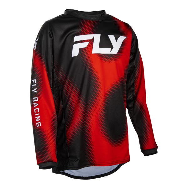 Fly Racing Kinetic Torch Jersey Black/Red/White Youth XL Youth - Driven Powersports