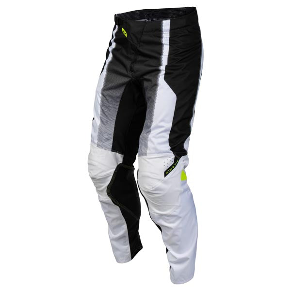 Fly Racing Kinetic Fade Pants Black/White/ High-Visibility 42 Men's - Driven Powersports