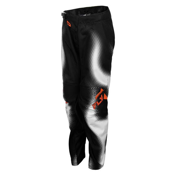 Fly Racing Kinetic Torch Pants Black/Orange/White 26 Youth - Driven Powersports