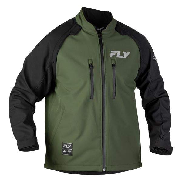 Fly Racing Patrol Soft Shell Jacket Forest Green/Black 3XL Men's - Driven Powersports
