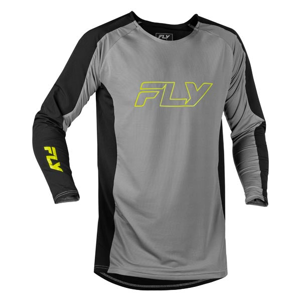 Fly Racing Elite Patrol Jersey Grey/Black/High-Visibilty 2XL Men's - Driven Powersports