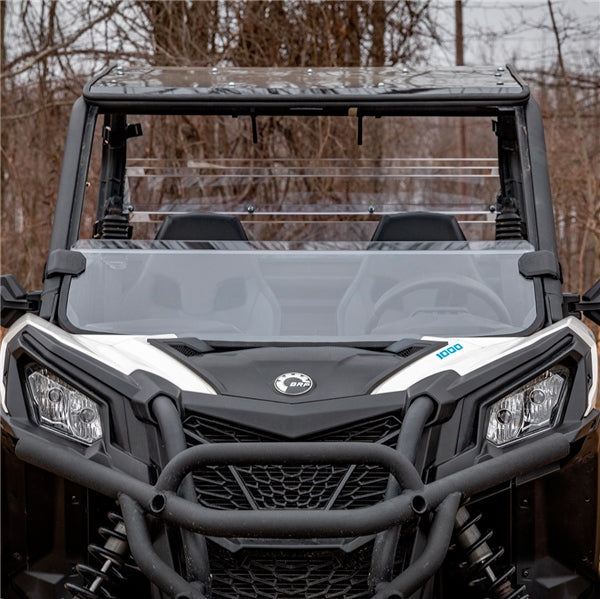 SuperATV Half Windshield For Can-Am '18-'26 Clear - Driven Powersports