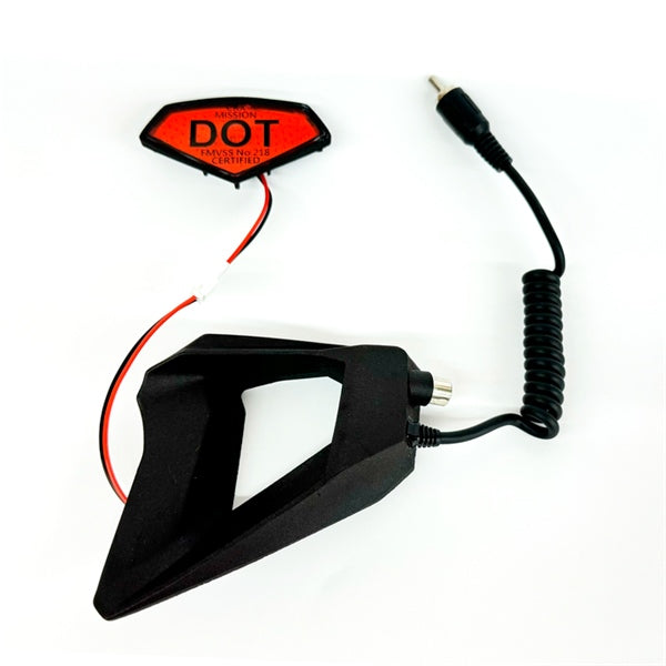 LJE Blizzard Buster Light for Mission Helmet Red - Driven Powersports