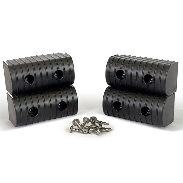 CALIBER BUNKWRAP END CAP ACC. & HARDWARE KIT 4 PK Black - Driven Powersports