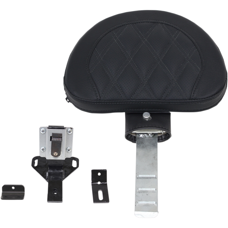 SADDLEMEN BACKREST LS DRIVER Black Front - Driven Powersports