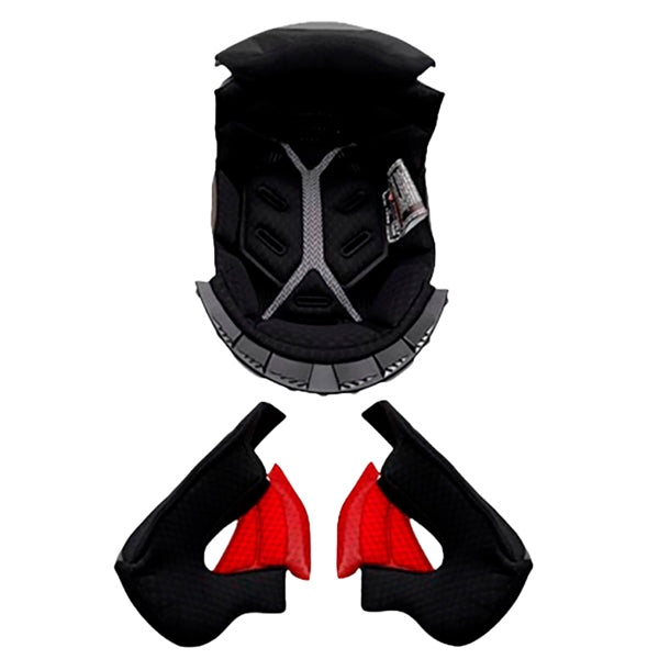 LS2 Liner for Valiant II Helmet Black SM - Driven Powersports