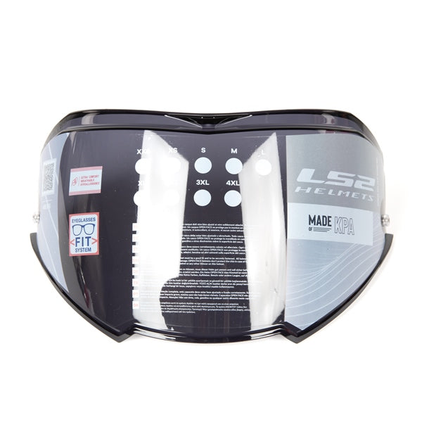 LS2 Shield for Valiant II Helmet Anti-fog/Anti-scratch/Single - Driven Powersports