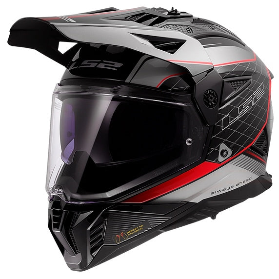 LS2 Blaze II Off-Road Helmet Meridian Black/Light Gray XS - Driven Powersports