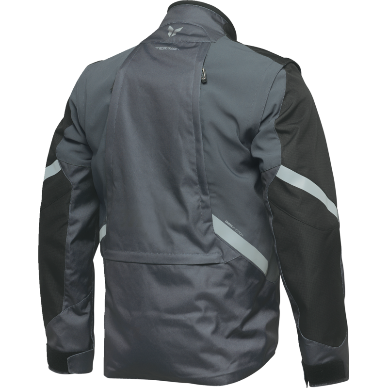 THOR JACKET TERRAIN Charcoal Back - Driven Powersports