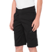 100% RIDECAMP YOUTH SHORTS Black Front - Driven Powersports