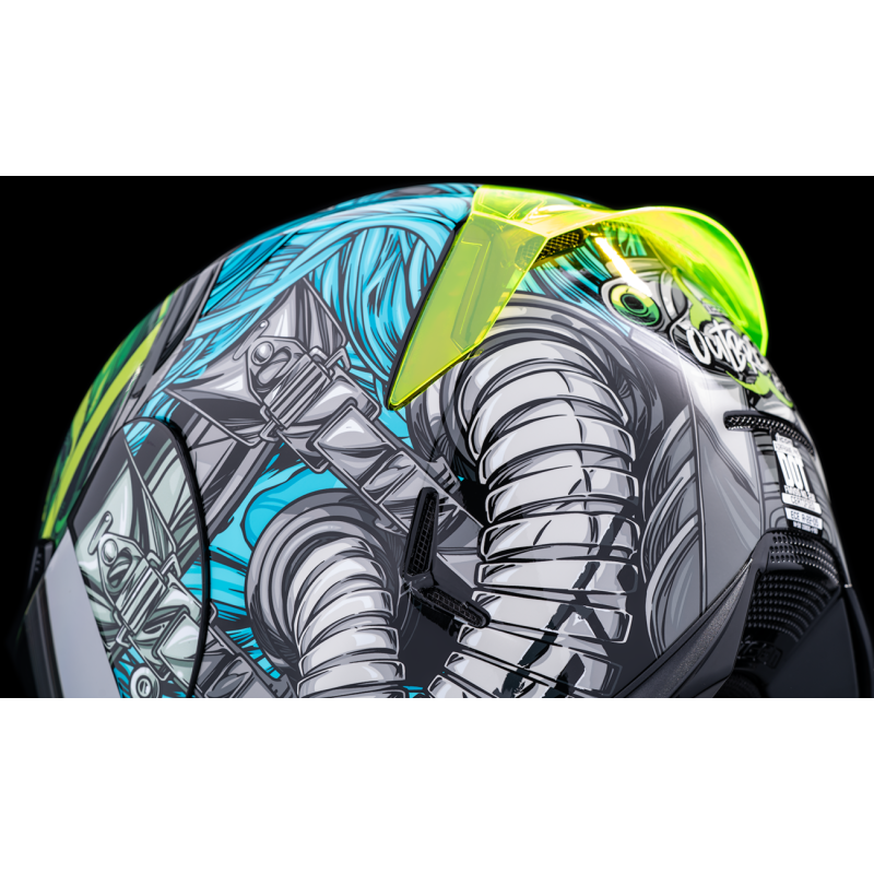 ICON HLMT AFP OUTBREAK Blue Back - Driven Powersports