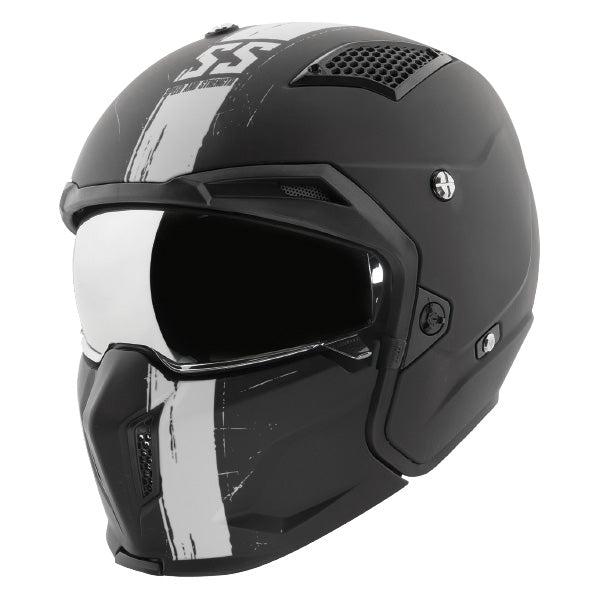 SPEED & STRENGTH SS2400 OPEN FACE HELMET White Small - Driven Powersports