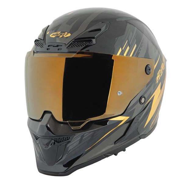 Joe Rocket RKT 240-Series Supernova Full Face Helmet Gloss Gold 2XL - Driven Powersports