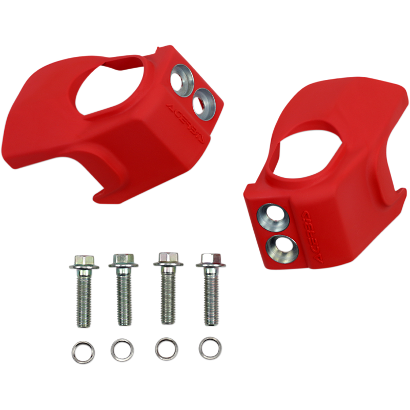 ACERBIS Fork Shoe Protectors BETA RR 2T 125-300, RR 4T 350-498, Red Front - Driven Powersports