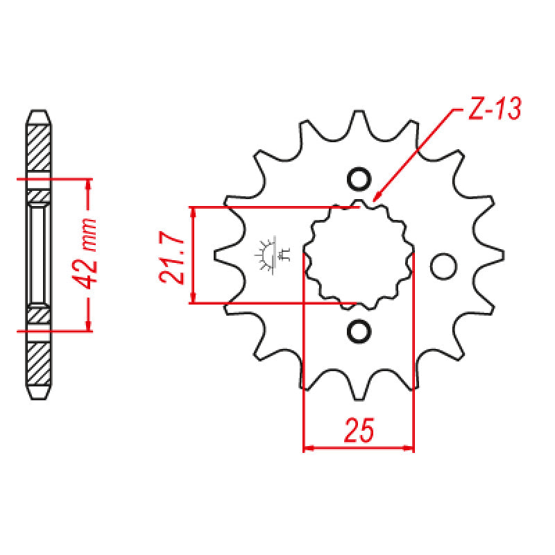 JT SPROCKETS SPROCKET FRONT 530 15T - Driven Powersports