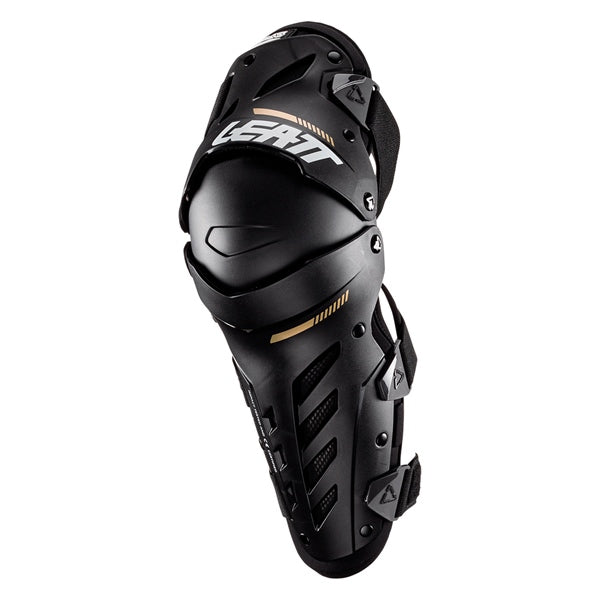 Leatt Dual Axis Knee & Shin Guard Black SM-MD - Driven Powersports