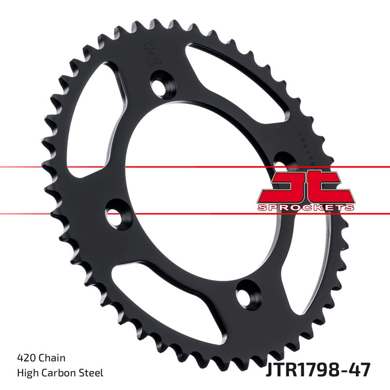 JT SPROCKETS SPROCKET REAR 420 47T - Driven Powersports