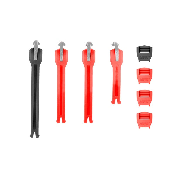 Leatt 4.5/5.5 Flexlock Strap Kit Red/Black - Driven Powersports