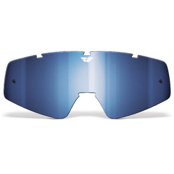 Fly Racing Focus/Zone Youth Lens Chrome / Blue - Driven Powersports