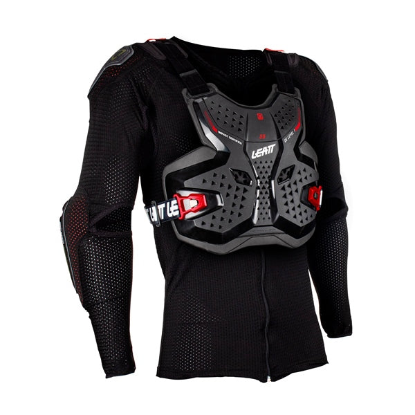 Leatt 3.5 Chest Protector Black/Red LG-XL - Driven Powersports