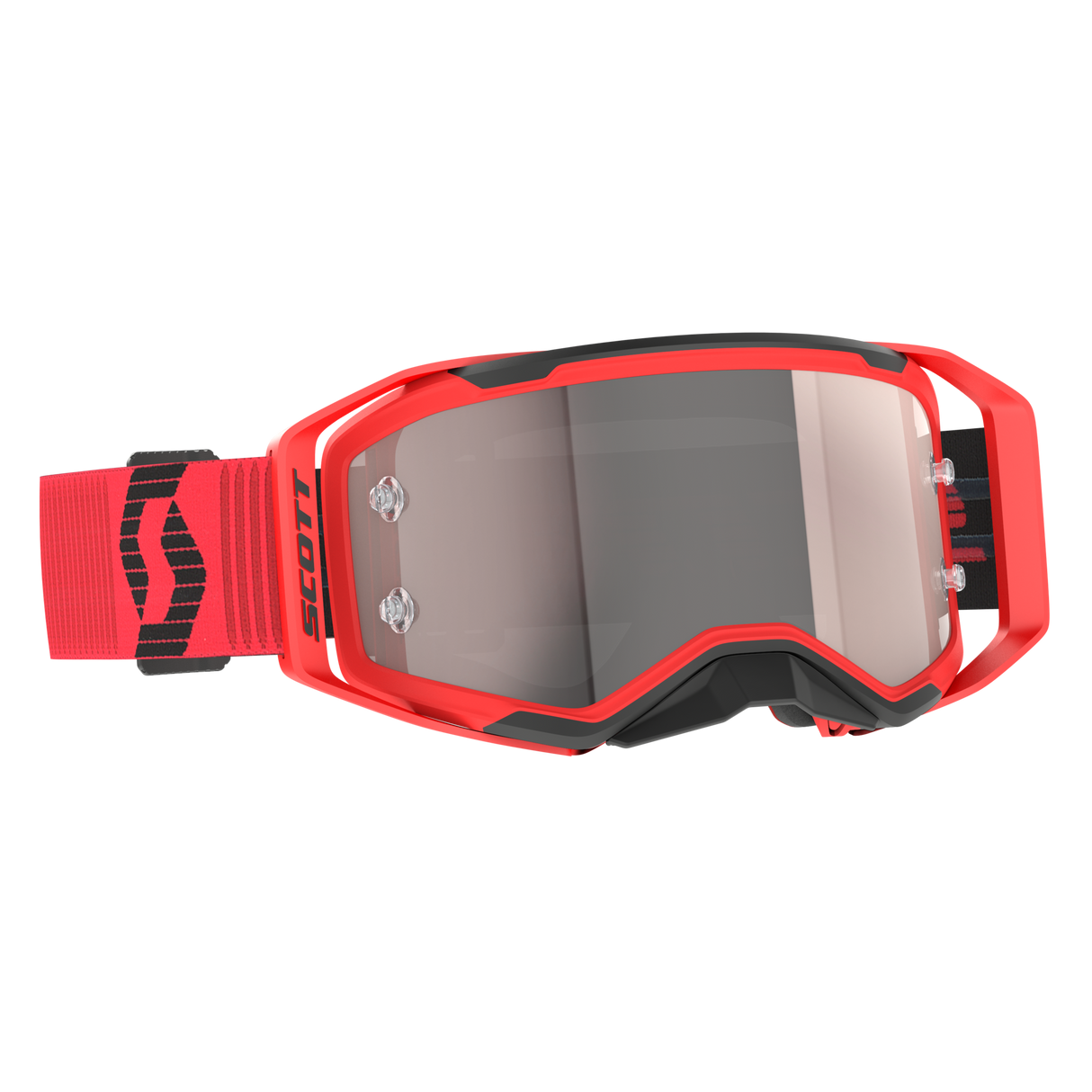 Scott Prospect 2.0 Goggles Red/Black Silver Chrome Works