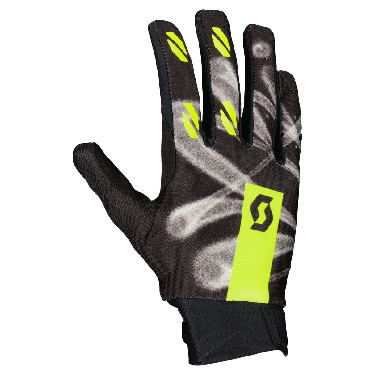 Scott Glove EVO Dirt Caviar Black/Safety Yellow/SPL L