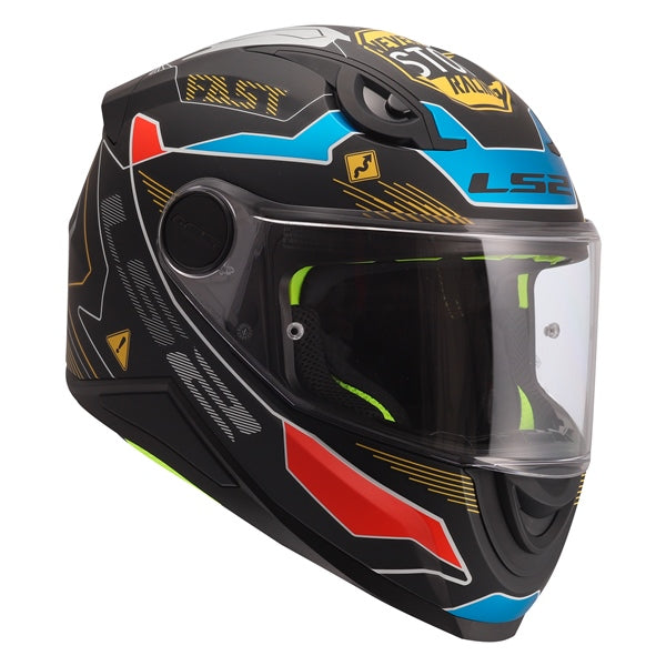 LS2 FF812 Kid Full-Face Helmet - Junior Zero Matte Gray/Red M - Driven Powersports