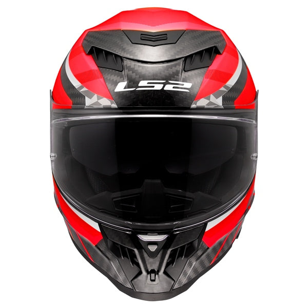 LS2 Dragon Full-Face Helmet Trax Red XS - Driven Powersports
