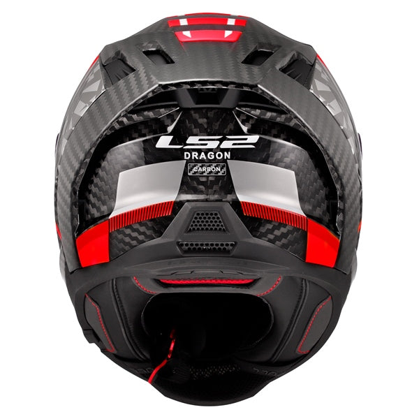LS2 Dragon Full-Face Helmet Trax Red XS - Driven Powersports