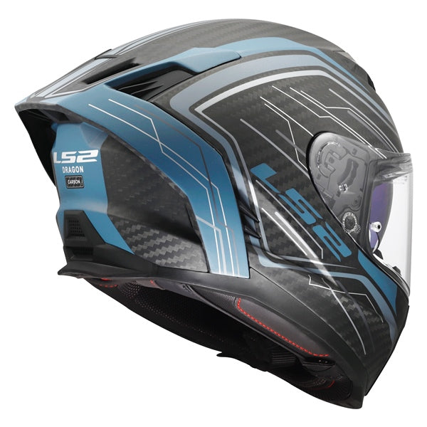 LS2 Dragon Full-Face Helmet Subic Petrol blue L - Driven Powersports