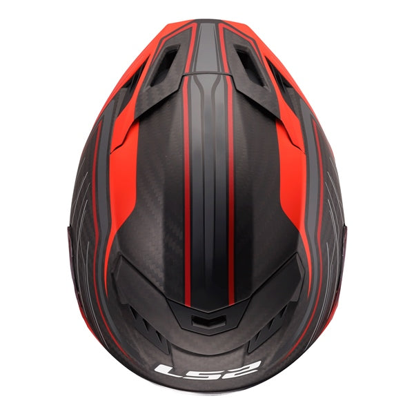 LS2 Dragon Full-Face Helmet Subic Matte Red S - Driven Powersports