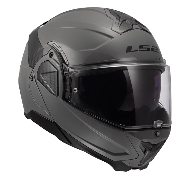 LS2 Advant II Modular Helmet Solid Gray S - Driven Powersports