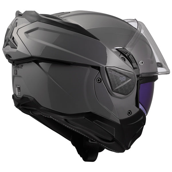 LS2 Advant II Modular Helmet Solid Gray S - Driven Powersports
