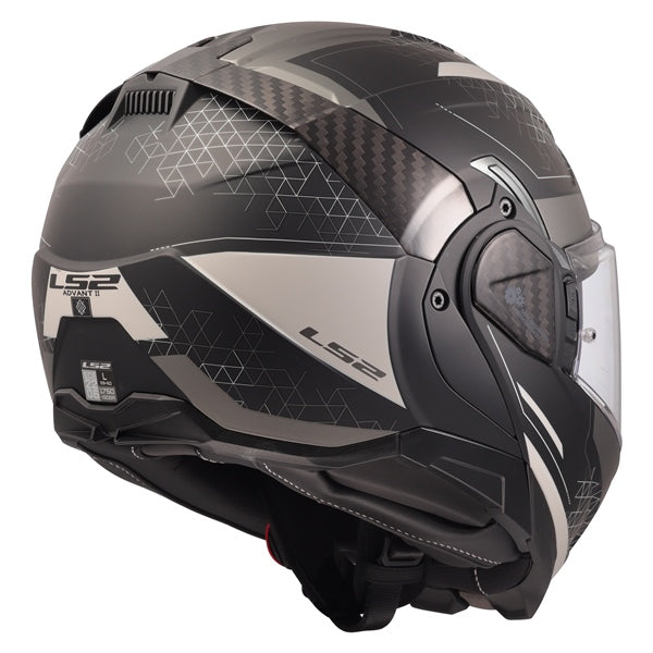 LS2 Advant II Modular Helmet Astral Matte Gray XS - Driven Powersports
