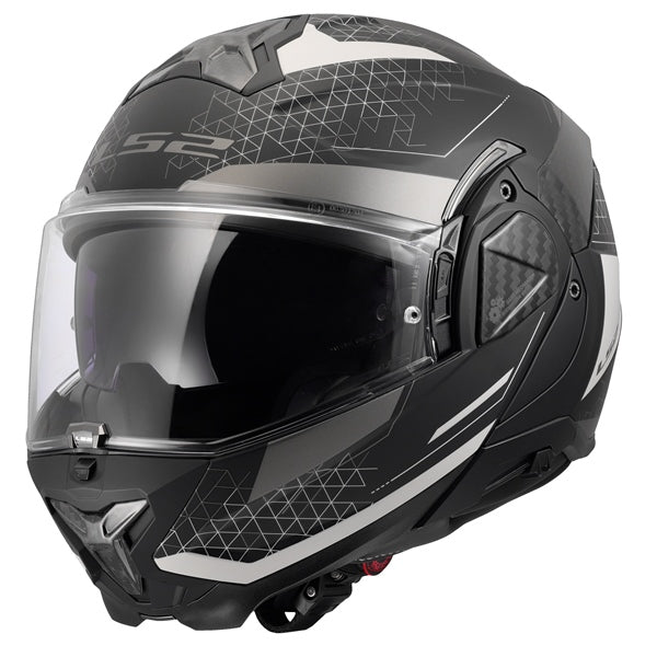 LS2 Advant II Modular Helmet Astral Matte Gray XS - Driven Powersports