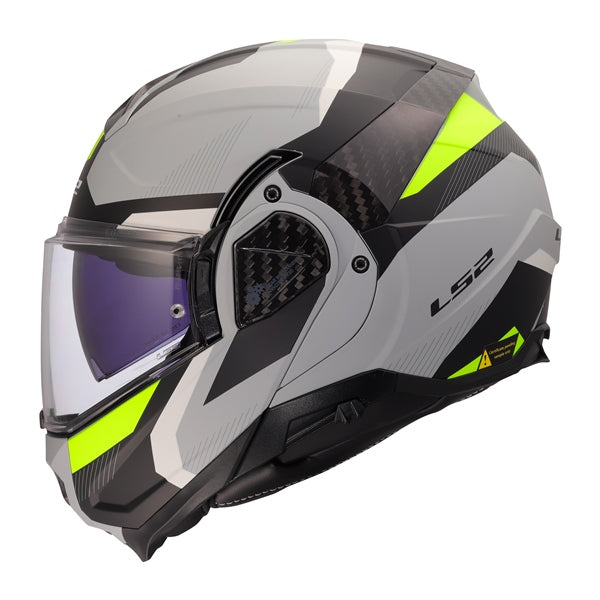 LS2 Advant II Modular Helmet Triple Matte Light Gray 3XL - Driven Powersports