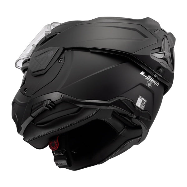 LS2 Advant II Modular Helmet Solid Black 2XL - Driven Powersports